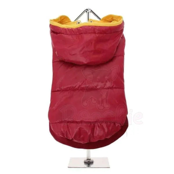 Urban Pup Burgundy Insulated Dog Coat Medium - Sale - 2