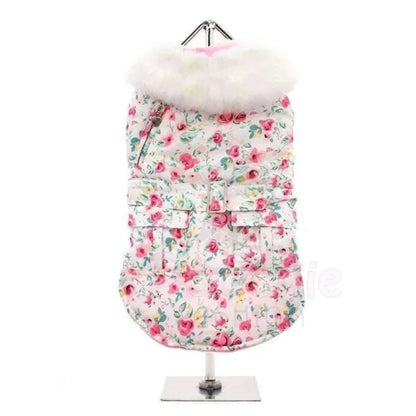 Urban Pup Floral Cascade Dog Coat Large - Sale - 2