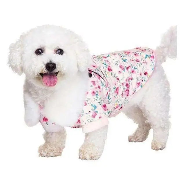 Urban Pup Floral Cascade Dog Coat XSmall - Sale - 1