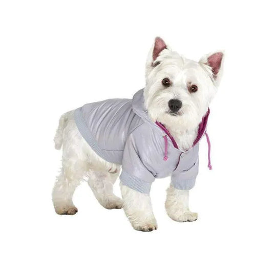 Urban Pup Grey Insulated Dog Coat Large - Sale - 1