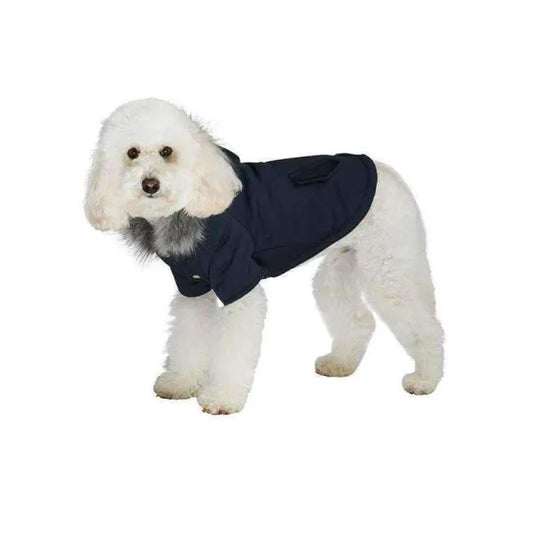 Urban Pup Ink Blue Mod Parka Dog Coat - Sale - 1