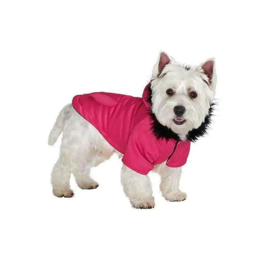 Urban Pup Mod Fishtail Parka Dog Coat Hot Pink - Sale - 1