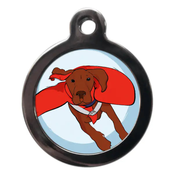 Vizsla Superdog Dog ID Tag - PS Pet Tags - 1